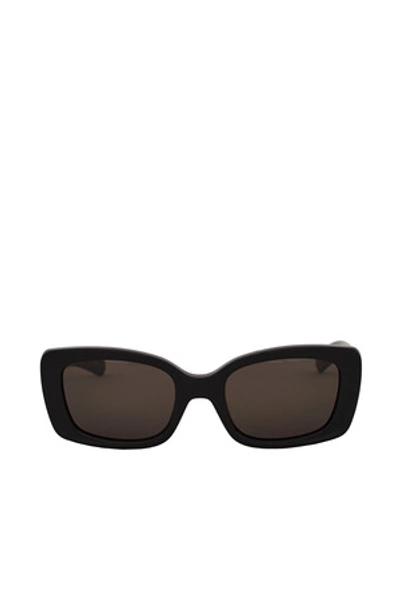 Flatlist Eyewear Opening Ceremony Eazy Sunglasses In Solid Black - Solid