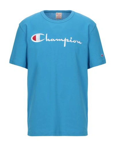 Champion Sports T-shirt In Azure