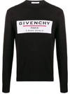 GIVENCHY LABEL MOTIF KNITTED JUMPER