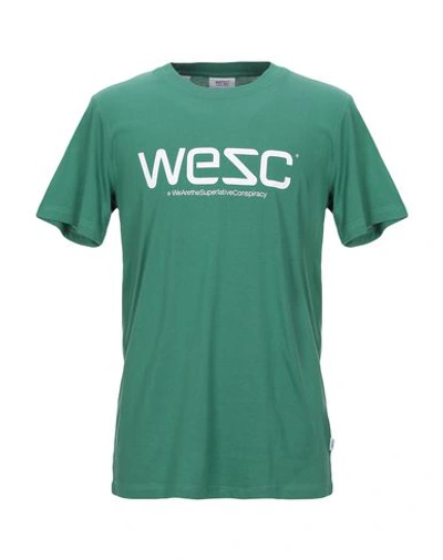 Wesc T-shirt In Green