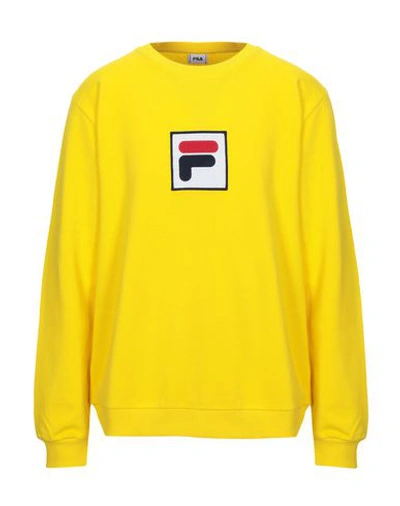 Fila Sweatshirt In Yellow