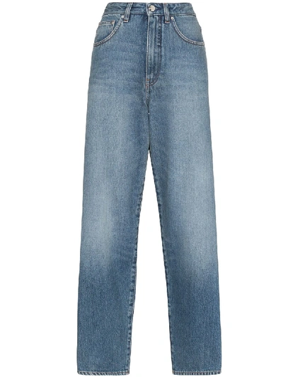 Totême High-rise Wide-leg Jeans In Blue