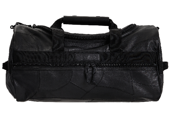 Pre-Owned Supreme Patchwork Leather Duffel Bag Black | ModeSens