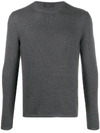 Prada Klassischer Kaschmirpullover In 灰色