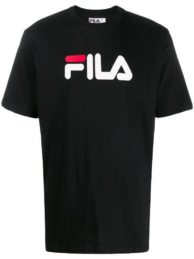 Fila Logo Embroidered T In 黑色