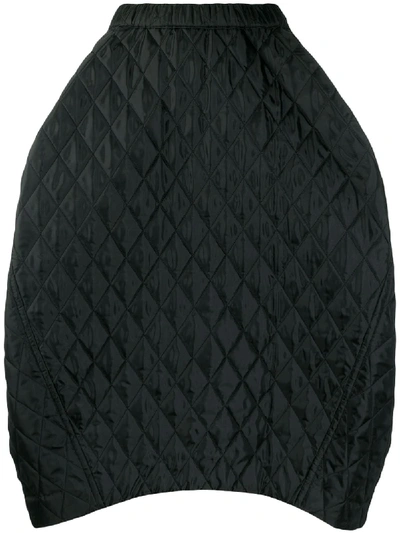 Comme Des Garçons Quilted Midi In 黑色