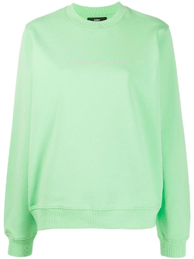 Diesel F-ang-copy Copyright Logo Sweatshirt In Green