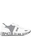 Versace Jeans Couture Sneakers Mit Logo-print In 白色