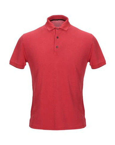 Zanone Polo Shirt In Red