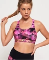 SUPERDRY WOMEN'S ACTIVE BRA PINK SIZE: 6,2103332500014YF6020