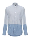 Mauro Grifoni Striped Shirt In Blue