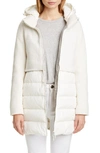 HERNO HIGH/LOW KNIT & QUILTED DOWN PUFFER JACKET,PI0822D 33220
