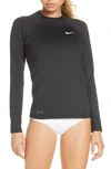 NIKE ESSENTIAL DRI-FIT LONG SLEEVE HYDROGUARD TOP,NESSA386NO