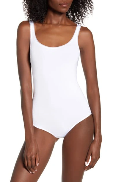 Wolford Jamika Tank Bodysuit In White