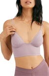 Free People Intimately Fp Sage Longline Bralette In Light Purple