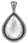 JOHN HARDY CLASSIC CHAIN HAMMERED SILVER PENDANT,HBS906034BLSBN