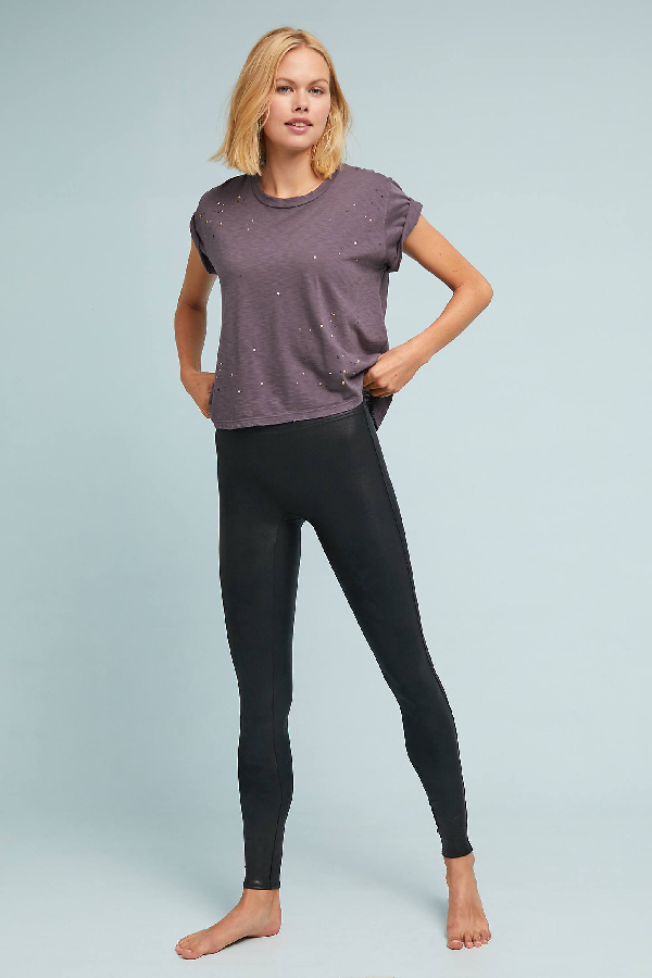 spanx leather like jogger