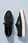 Superga Cotu Classic Lace Up Sneakers In Black
