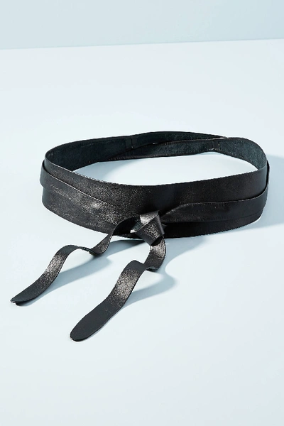 Ada Classic Wrap Belt In Black