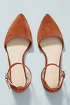 Seychelles Ankle Strap Flats In Brown