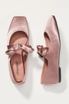 Jeffrey Campbell Bow Square-toed Flats In Purple
