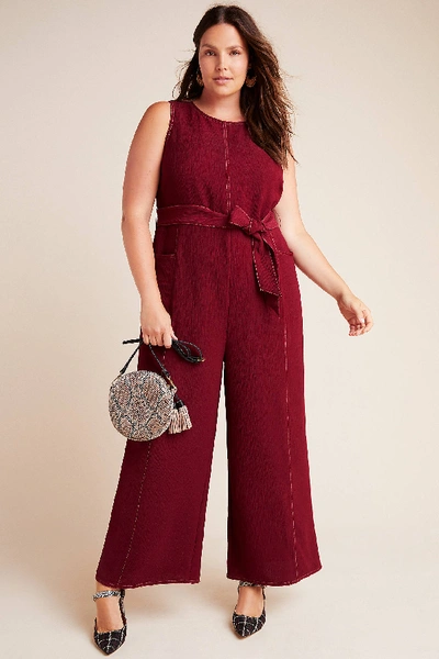 Greylin Colleen Stitched Jumpsuit In Purple