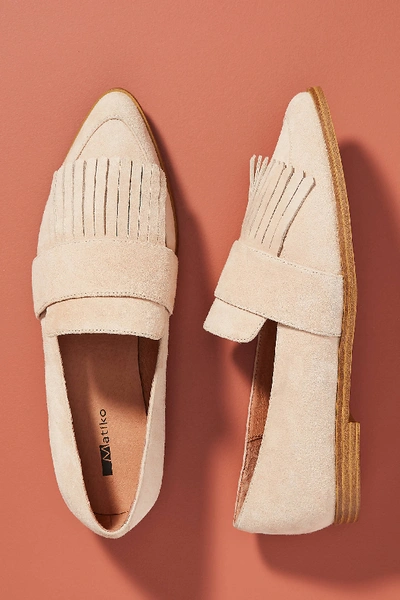 Matiko Penelope Loafers In Beige