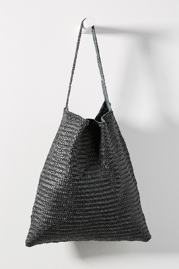 Dragon Diffusion Slouchy Woven Tote Bag In Black | ModeSens