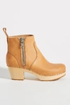 Swedish Hasbeens Emy Ankle Boots In Yellow