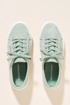 Superga Suede Sneakers In Beige