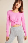 Free People Movement Undertow Cropped Tee In Pink