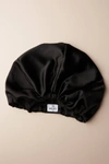 Silke London The Eva Silk Hair Wrap In Black