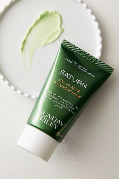 Sunday Riley Saturn Sulfur Acne Treatment Mask In Green