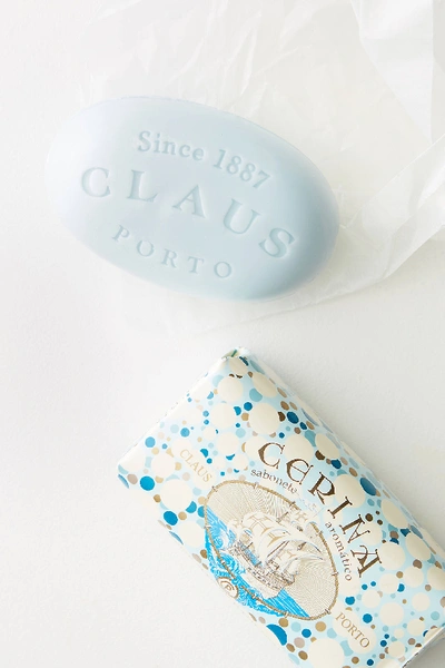 Claus Porto Deco Collection Bar Soap In Blue