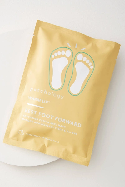 Patchology Women's Warm Up Best Foot Forward Softening Foot & Heel Mask In Gold