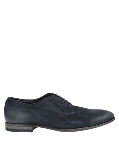Pantanetti Lace-up Shoes In Dark Blue