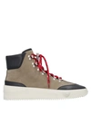 Fear Of God Sixth Collection Leather High-top Sneakers In Military Green