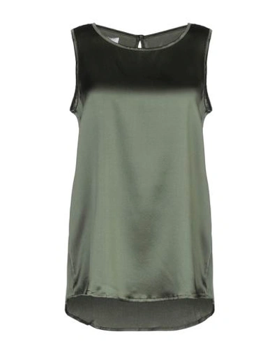 Snobby Sheep Top In Military Green