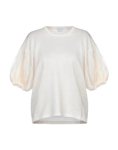 Ballantyne Sweaters In Ivory
