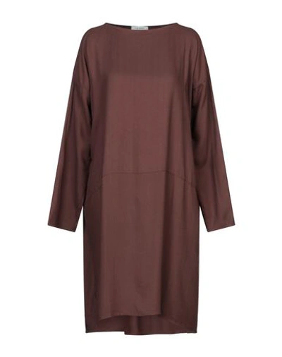 Crossley Knee-length Dress In Cocoa