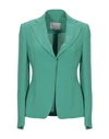 L'AUTRE CHOSE L' AUTRE CHOSE WOMAN BLAZER GREEN SIZE 10 POLYESTER,49533913RF 6