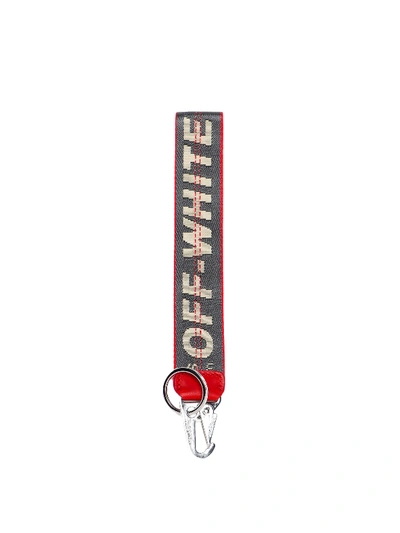 Off-white Industrial Jacquard Key Holder In Grey