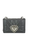 DOLCE & GABBANA DEVOTION MEDIUM QUILTED NAPPA CROSS BODY BAG