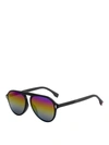 FENDI MULTICOLOUR LENSES AVIATOR SUNGLASSES