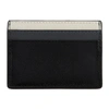 MARC JACOBS MARC JACOBS BLACK AND GREY SNAPSHOT CARD HOLDER