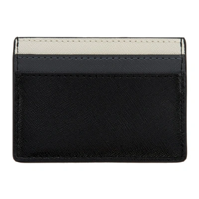 Marc Jacobs Black And Grey Snapshot Card Holder In 002 Black M