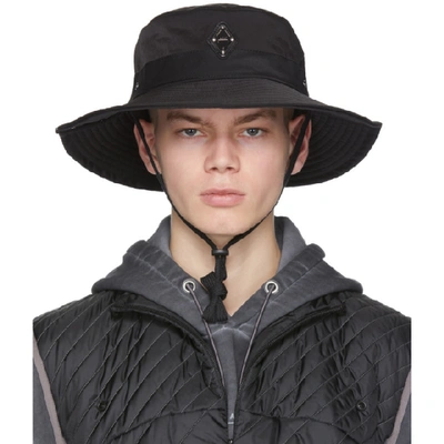 A-cold-wall* Black Side Snap Bucket Hat