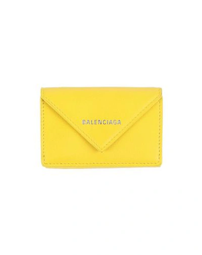 Balenciaga Wallet In Yellow