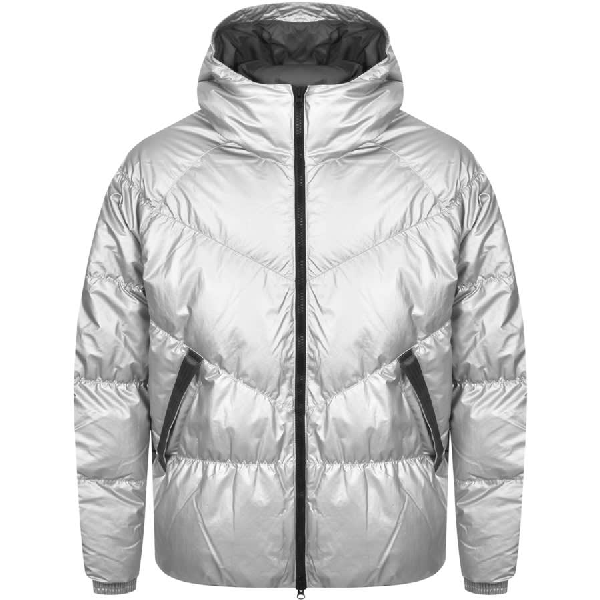 nike silver coat