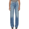 RE/DONE RE/DONE BLUE HIGH-RISE LOOSE JEANS